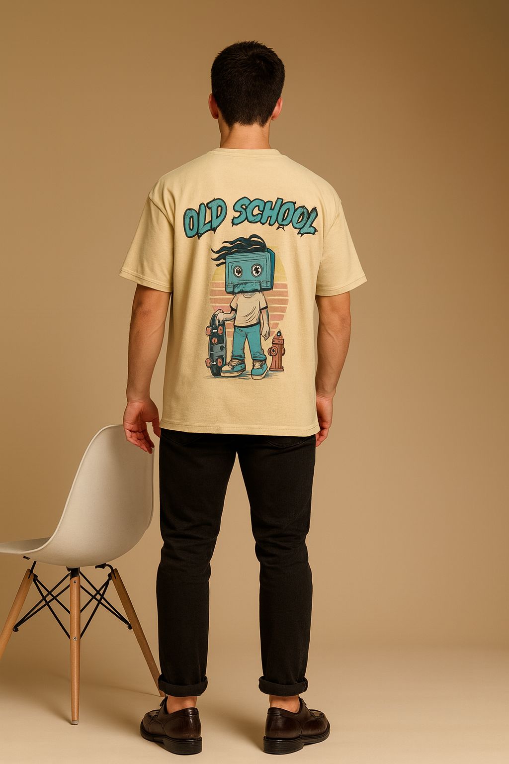 Old School Men Oversize