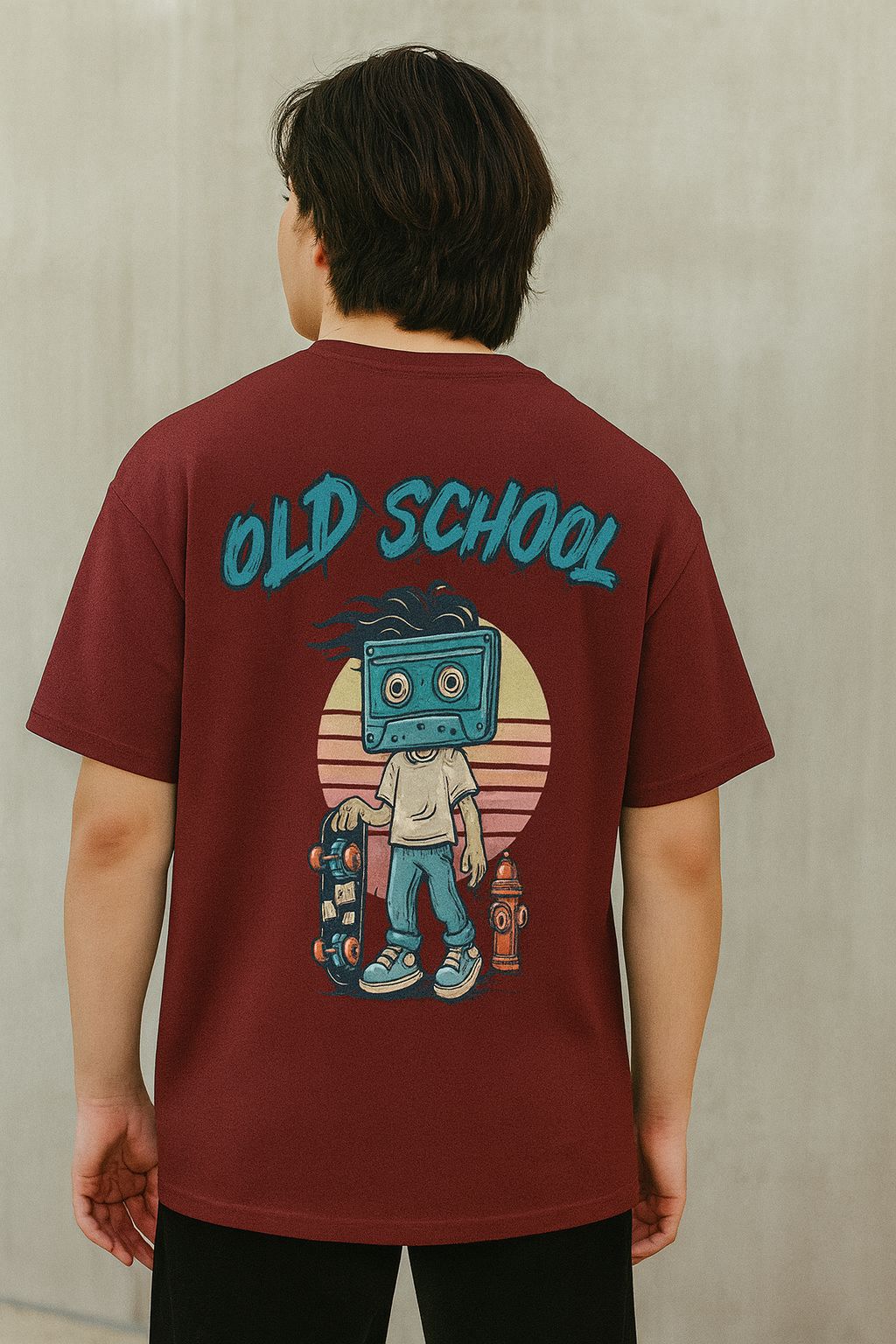 Old School Men Oversize