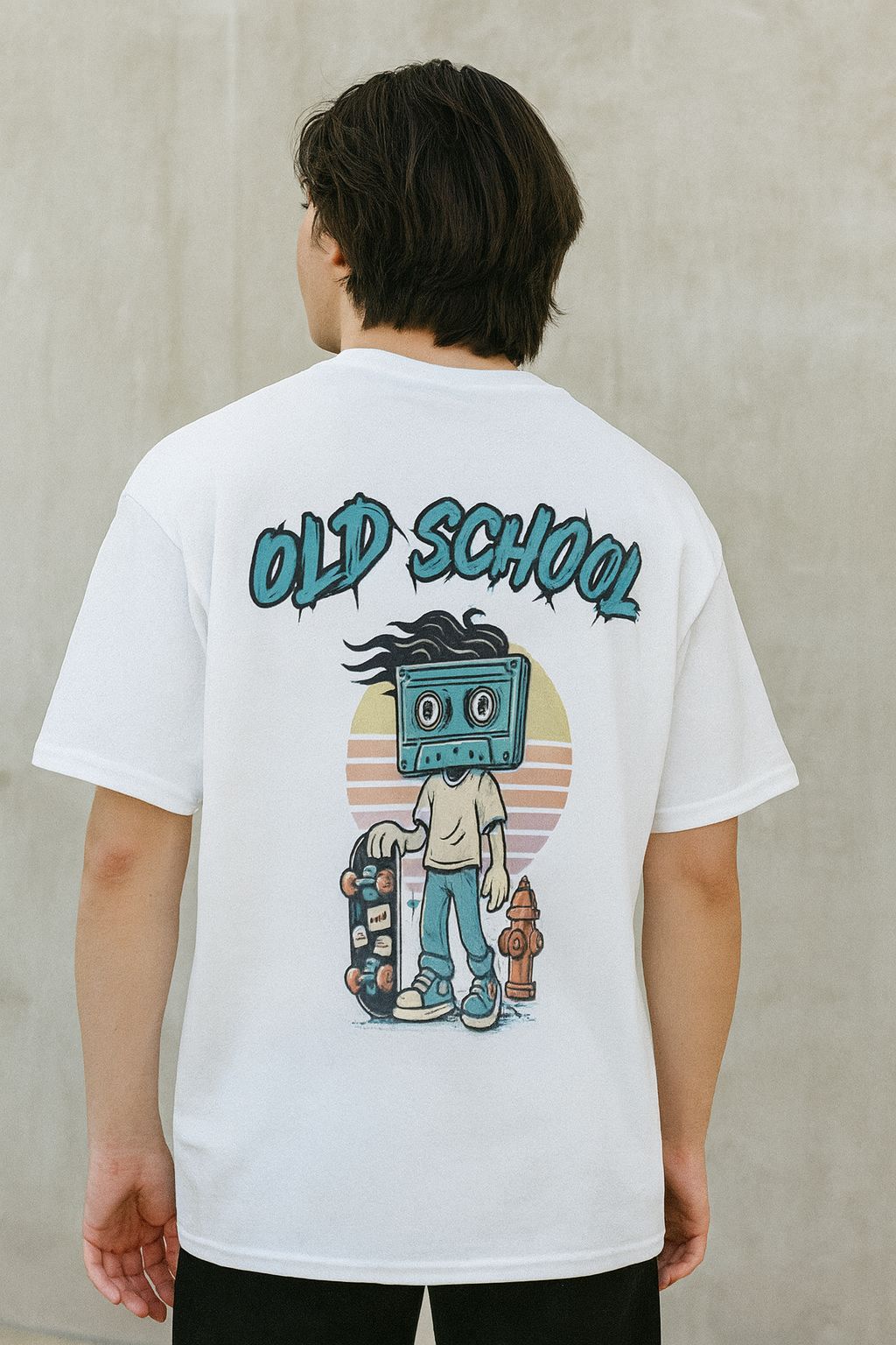 Old School Men Oversize