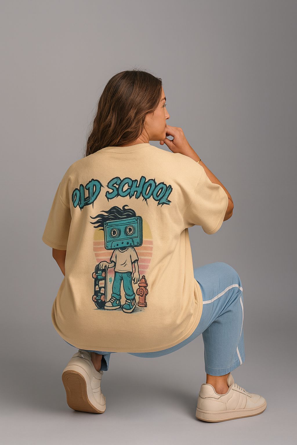 Old School Women Oversize