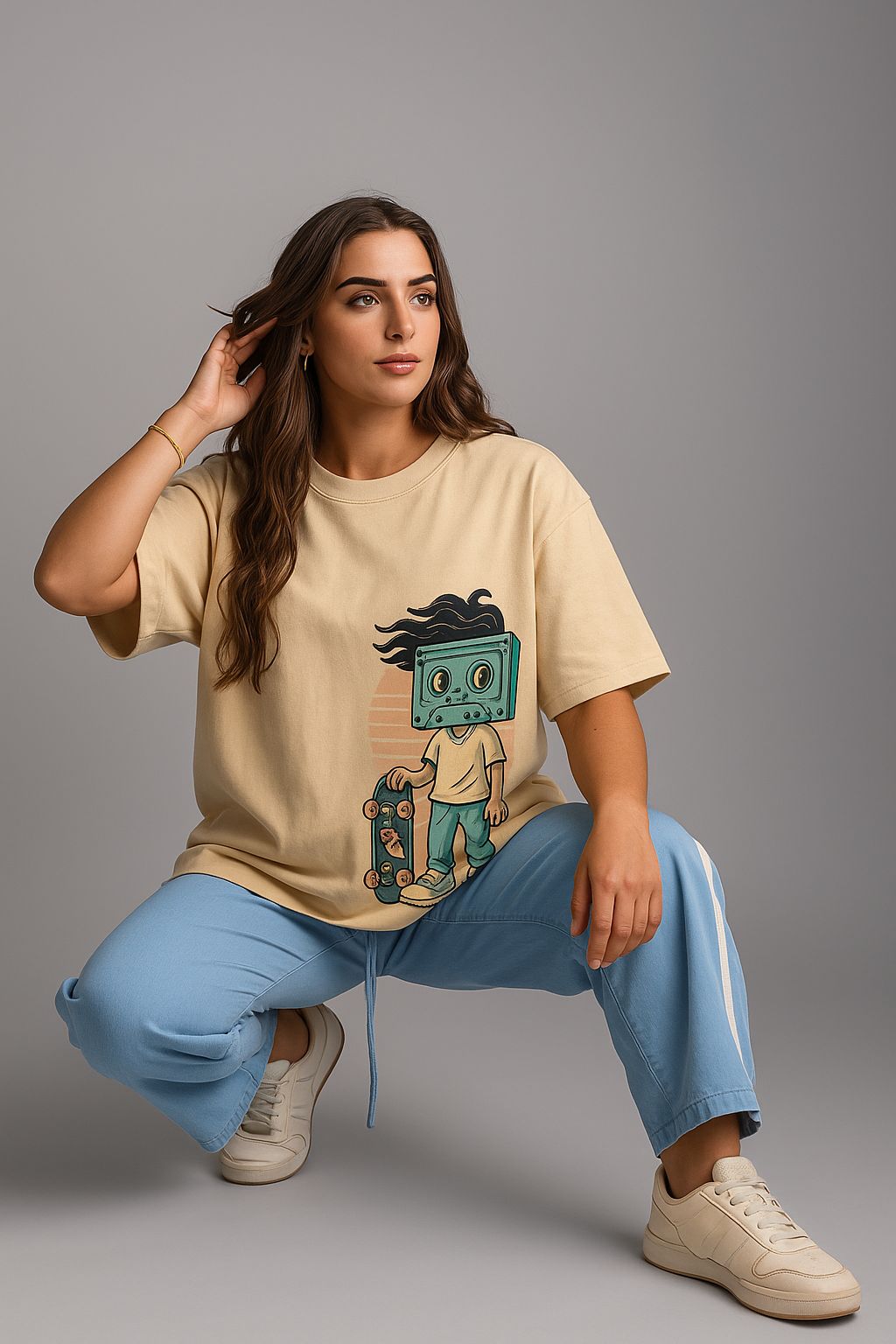 Old School Women Oversize