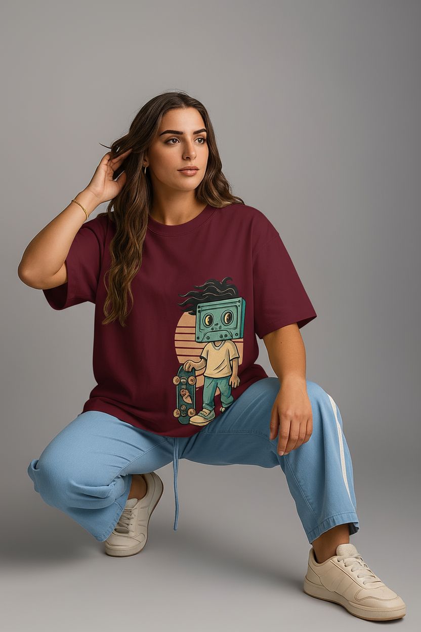 Old School Women Oversize
