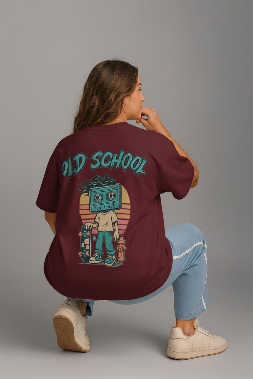 Old School Women Oversize